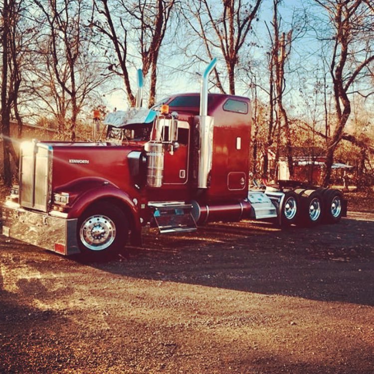 US Trailer — truckingworldwide2: Kenworth custom W900L heavy...