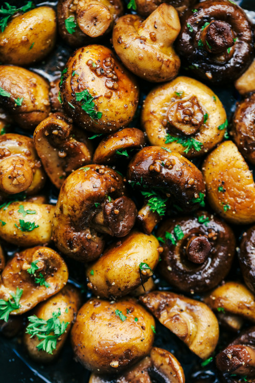 foodffs:HONEY BALSAMIC GARLIC MUSHROOMSFollow for recipesGet...