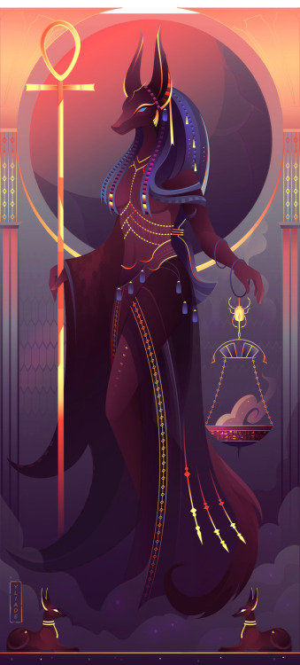 yliade-illustrations:Oracle card game project about the...