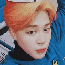 Park Jimin Orange Hair Tumblr