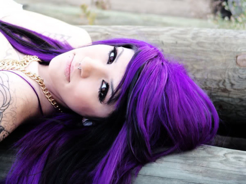 Deep Purple Hair Tumblr Posts Tumbral Com