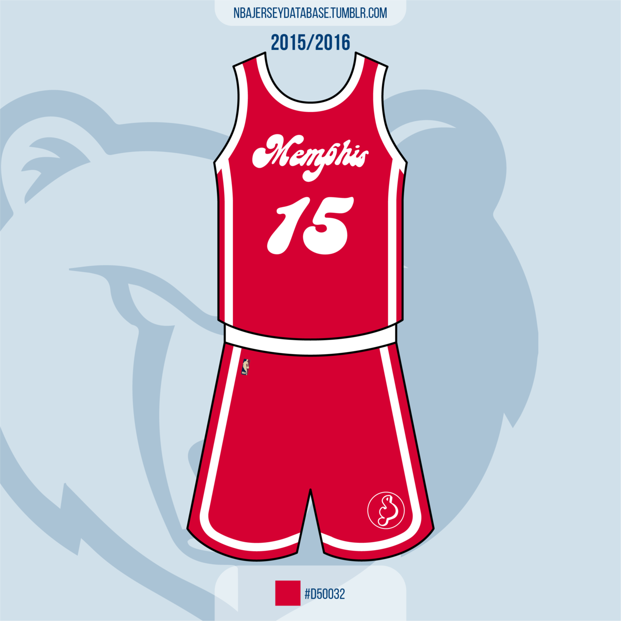 memphis grizzlies red jersey