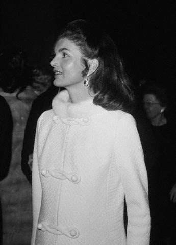 Jackie Kennedy At NY Philharmonic, 1967.