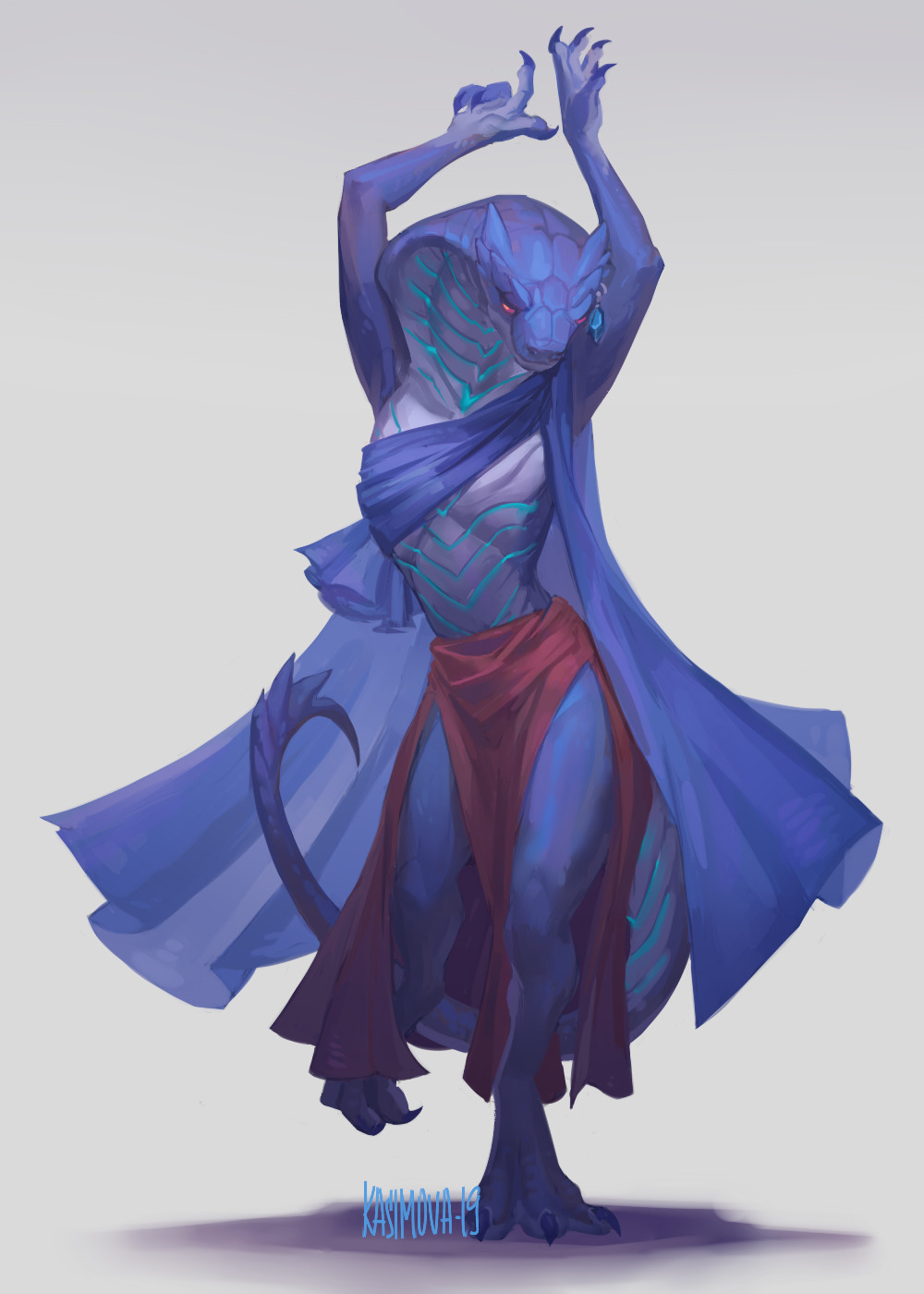 Sethrak dancer, speed paint commission