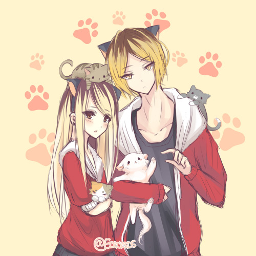 eirlysie:Custom MC & Kenma (Haikyuu)Some fluffy stuff ...