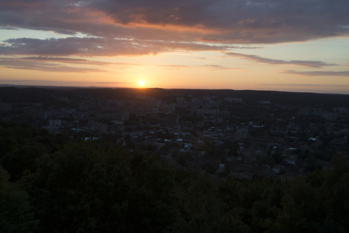 Sunset on Highcastle, Lviv, July 2017