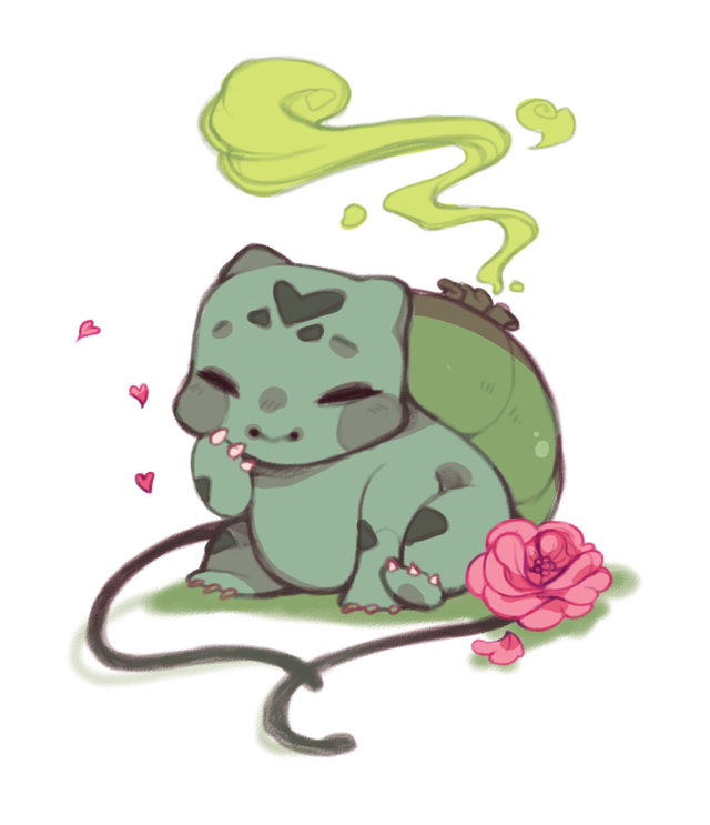 sleeping bulbasaur