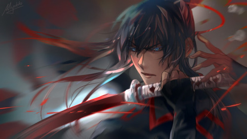 miyukiko:A bit rusty but… Kanda…. I had to draw Kanda I...