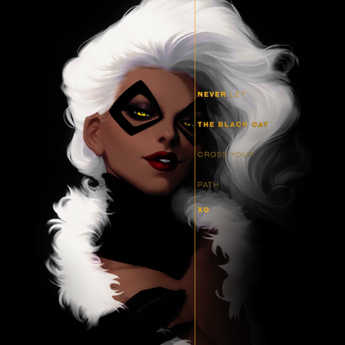 black cat on Tumblr