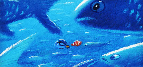 mickeyandcompany:Colorscripts for Pixar’s Finding Nemo