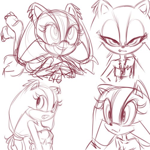 plagueofgripes:Various Stickseses. Sonic characters have weird...