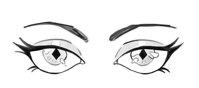 yee naw — Quick sketch of White Diamond’s eyes bc SHE’S...