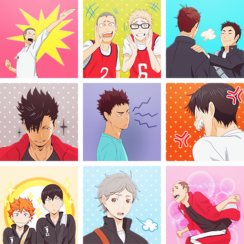 Dive to the future mochichou Haikyuu  LINE  Stickers