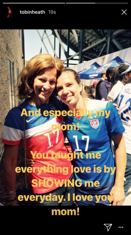 tobin heath th17 happymothersday
