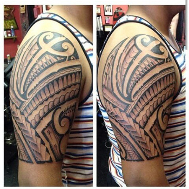 West Coast Tattoo Parlor — Poly half sleeve done by ...