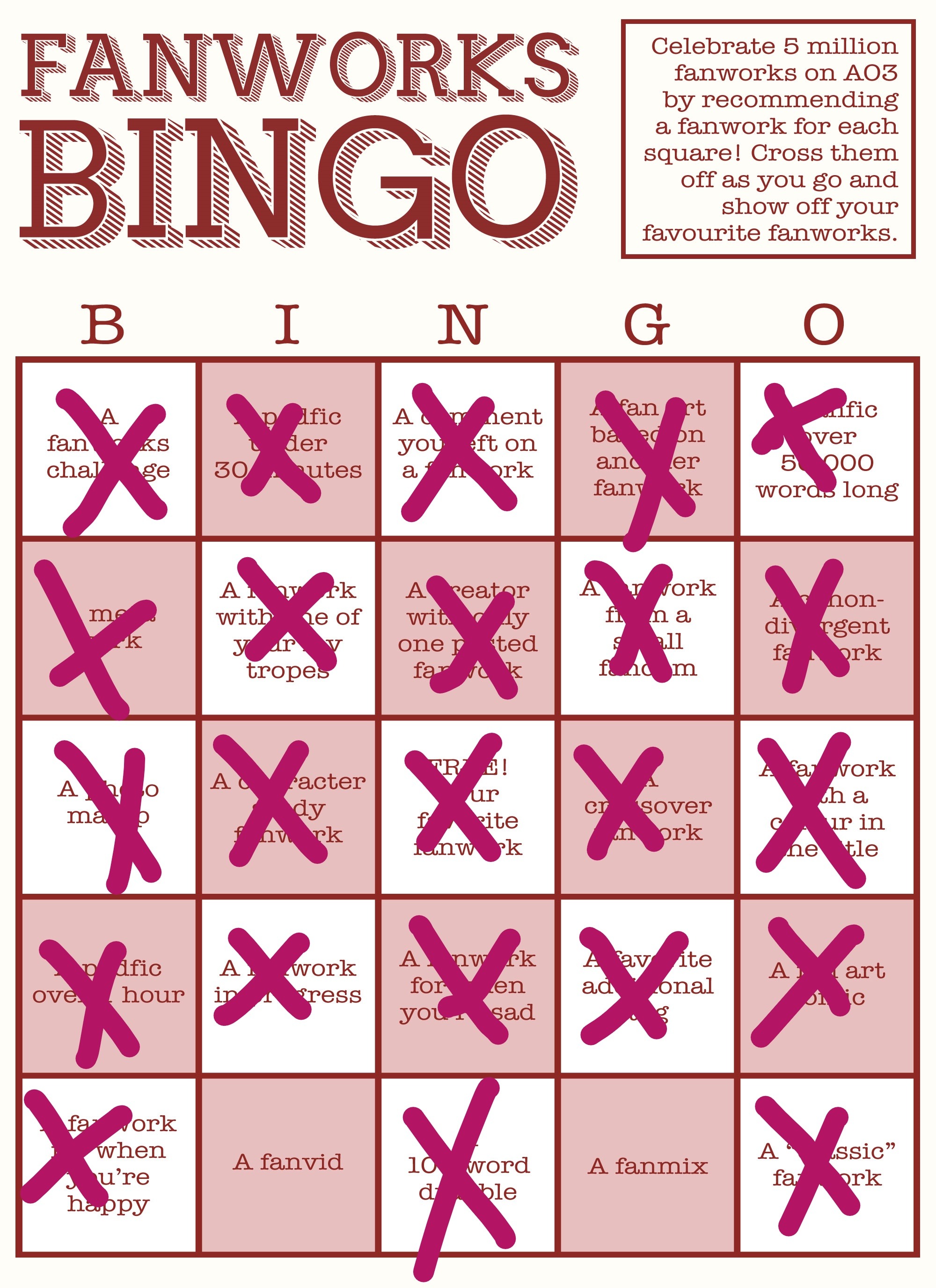 Ao3bingo Tumblr