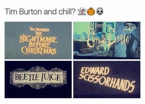 coocoodawnbird:Tim Burton and chill