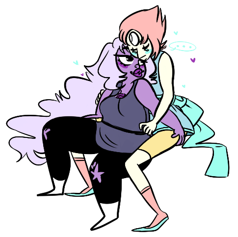 pearlmethyst stevens universe steven& 039;s universe su pearl su amethyst doobles do n t look at m e pl s also its a transparent