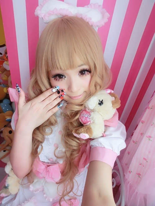 hime hime gyaru princess beauty style fashion love pink cute kawaii lovely japanese fashion sweet