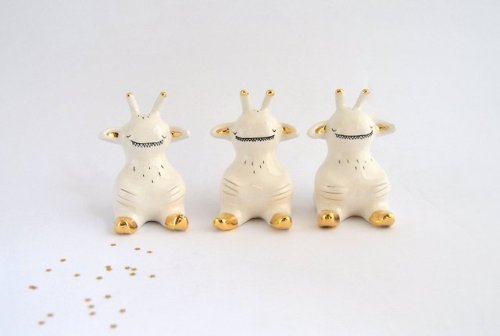 sosuperawesome:Ceramic AliensBarruntando on EtsySee our #Etsy...