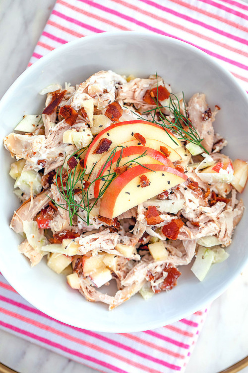 foodffs:Apple, Fennel, and Bacon Chicken SaladFollow for...