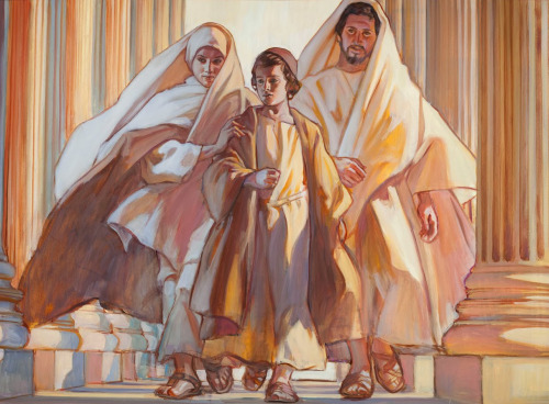 by-grace-of-god:The young life of Jesus, as imagined by Rose...