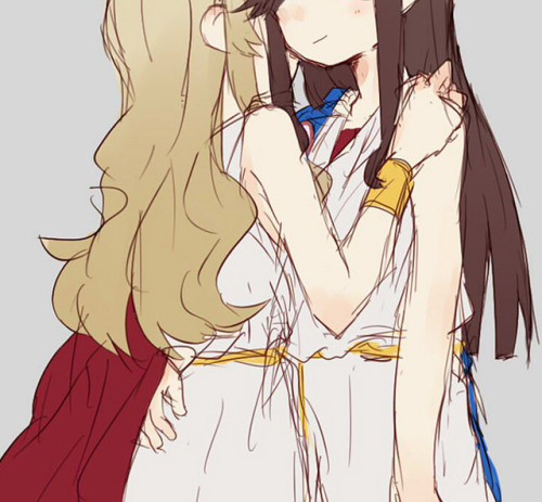 wholesomeyuri:✧･ﾟ: *✧ Maya x Claudine ✧ *:･ﾟ✧♡ Characters ♡ :...