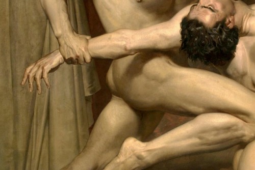 detailedart:Detail (n°1) of Dante and Virgil in Hell (1850), by...