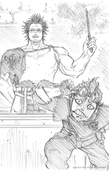 guren-no-shishio:Black Clover Light Novel Illustrations