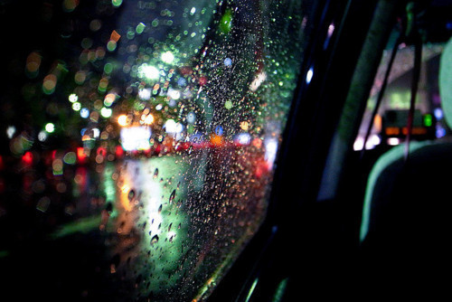 rainy car window | Tumblr