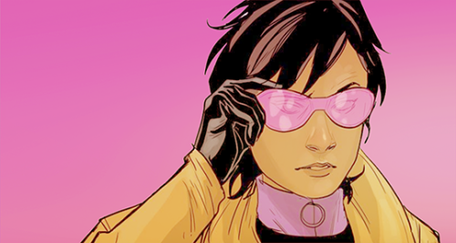 lesbosuperior:Jubilee in Wolverine & Jubilee