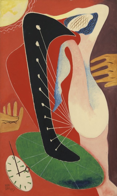 thunderstruck9:Man Ray (American, 1890-1976), Femmelaharpe,...