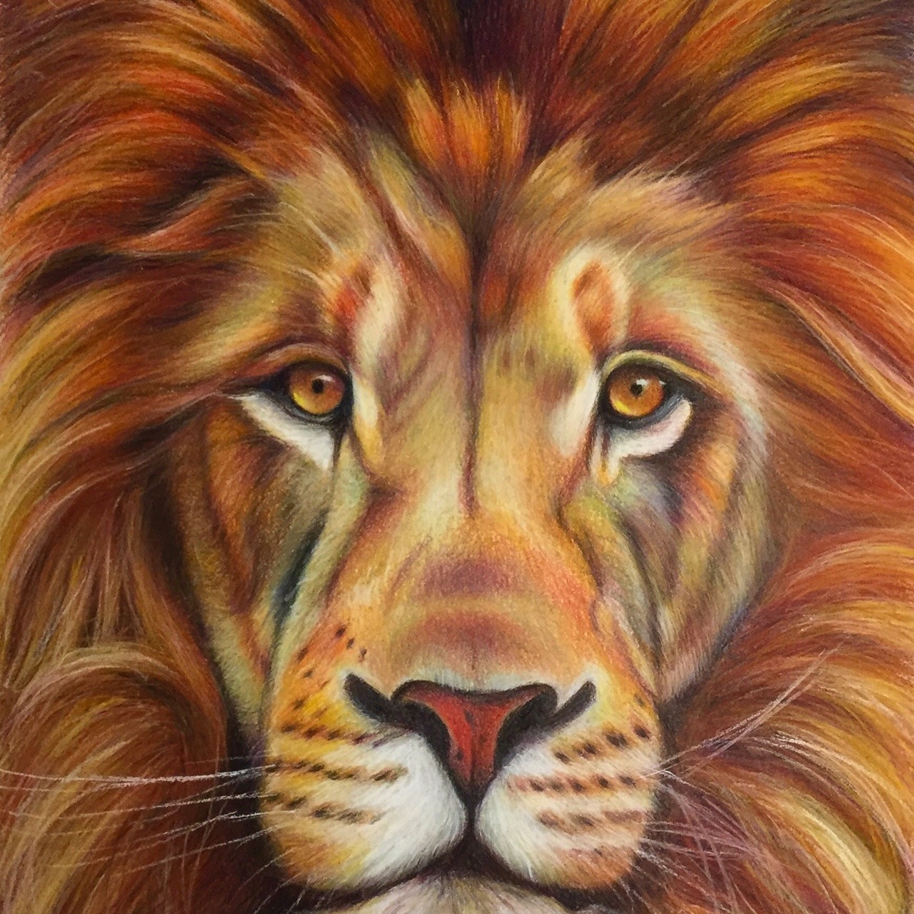Pastel drawing of a lion. What do you think? — Immediately post your art to a topic and get feedback. Join our new community, EatSleepDraw Studio, today!