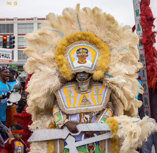 Mardi Gras Indians. New Orleans. 2018.