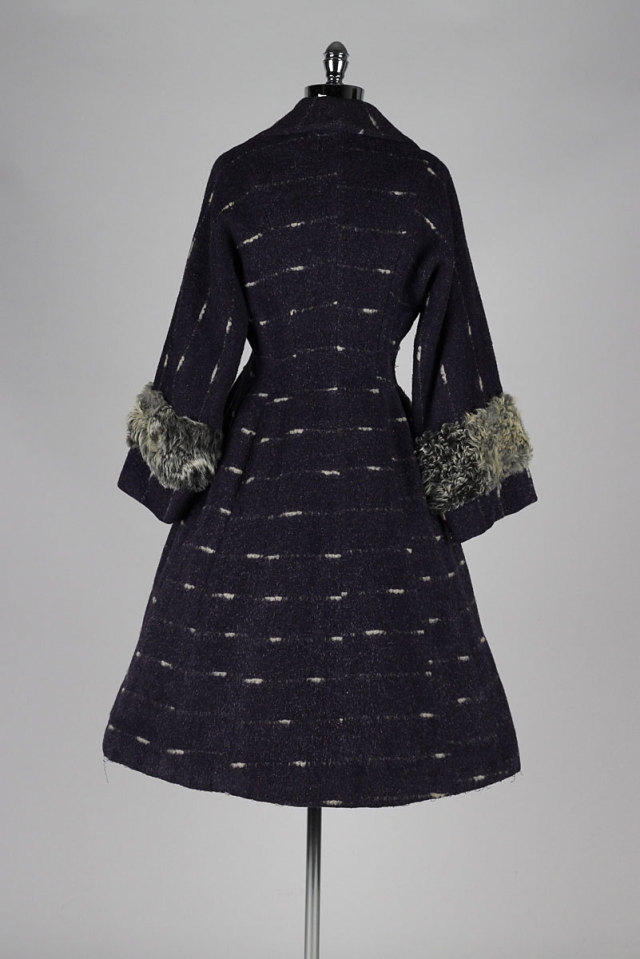 Ephemeral Elegance — Wool Princess Coat, ca. 1950s Lilli Ann via Mill...