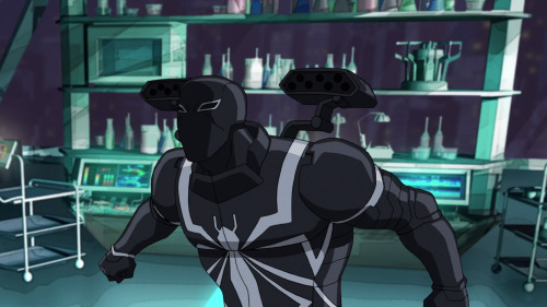 superheroes-or-whatever:Agent Venom in Ultimate Spider-Man