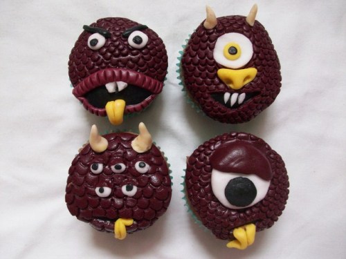 Monster Cupcakes. They are a nutella cupcake topped with nutella...