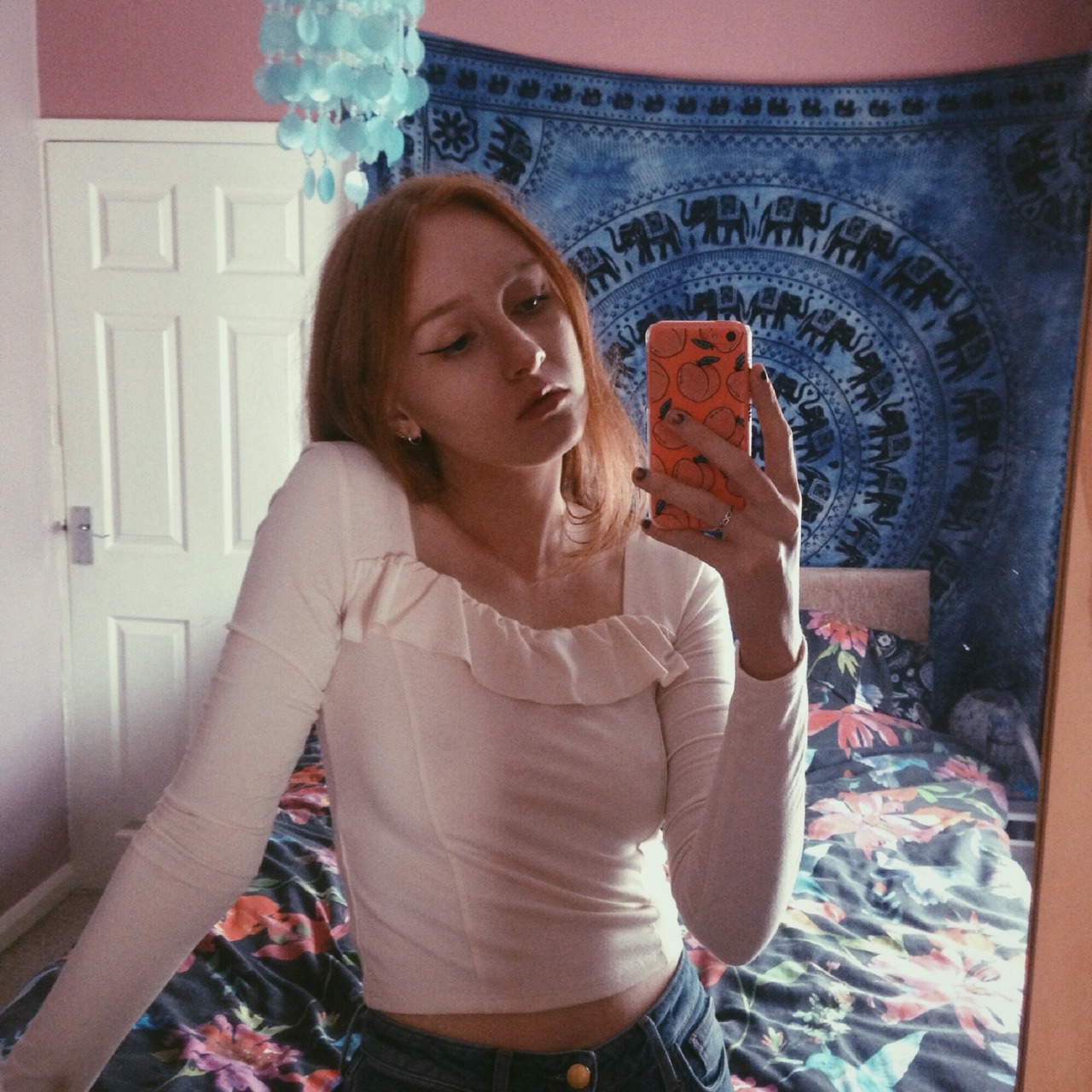 cute redhead mirror pics Estrogen replacement breast cancer