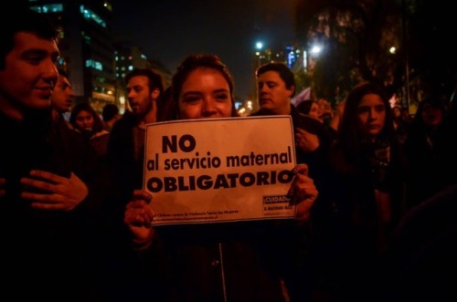 Marcha por el aborto libre. Santiago - Chile (25 de Julio,...