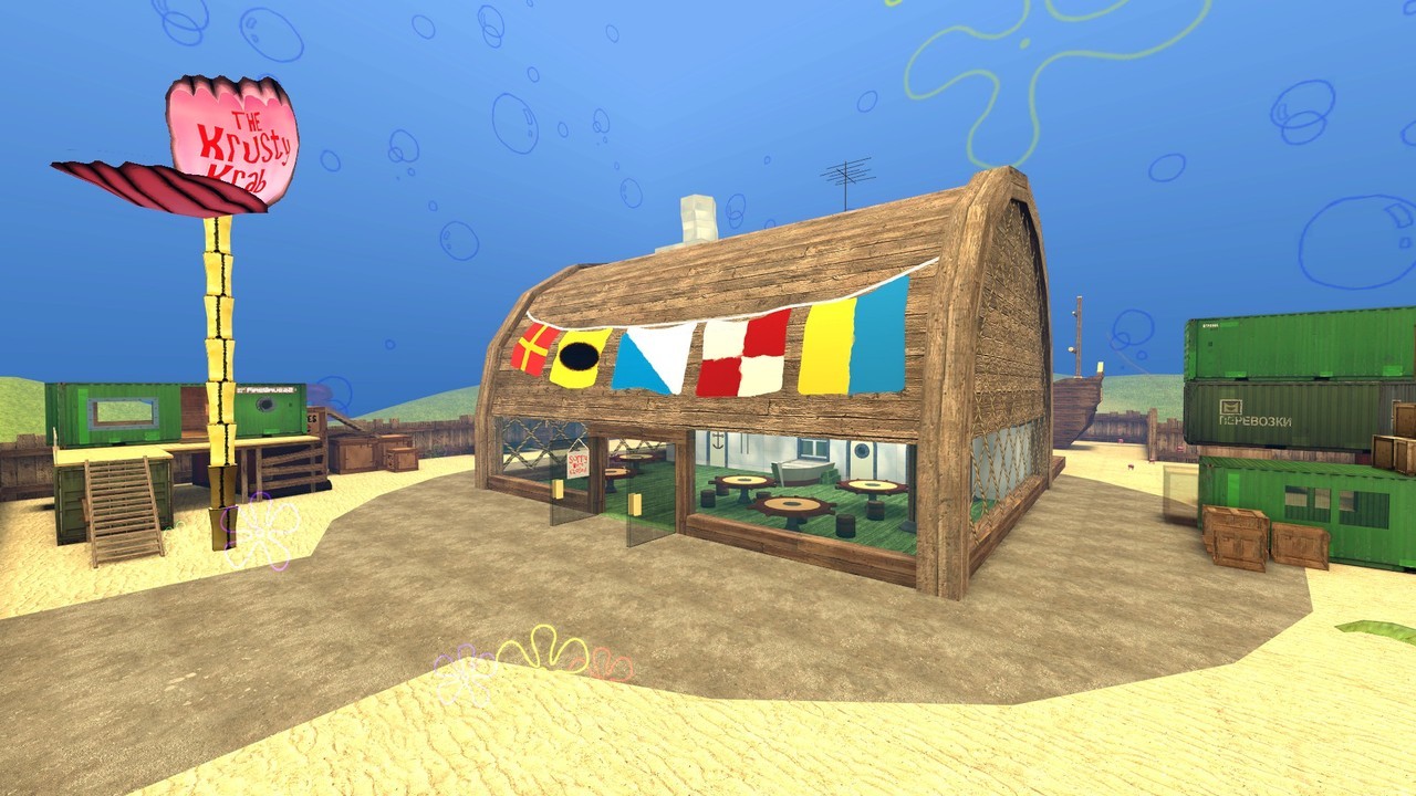 Krusty Krab Layout