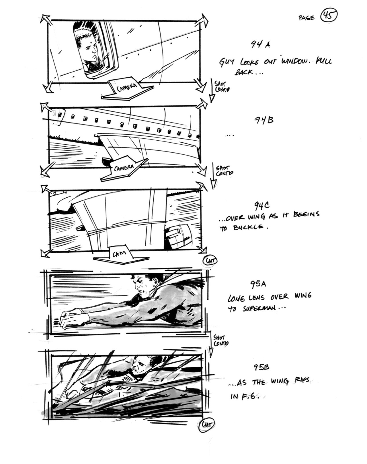 gabrielhardman: Storyboards from SUPERMAN RETURNS...