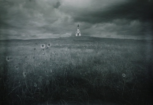 magictransistor:Elliot Erwitt. Church At Wounded Knee. South...