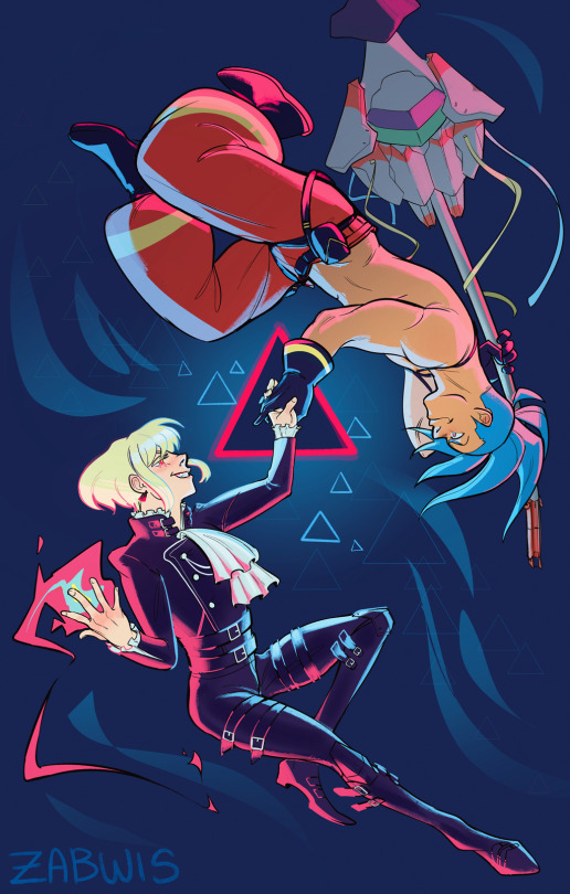 oh yeah, so I watched promare twice a while back. the visuals were real fun. sharp shapes are my thing. Was planning to sell...