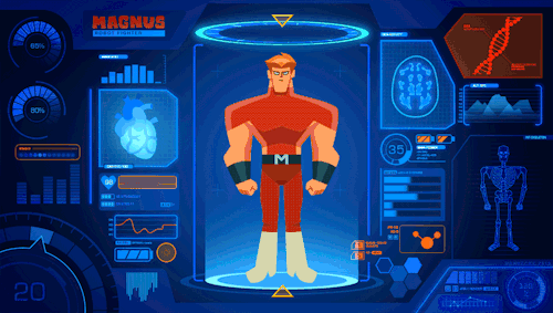 More development I did for Magnus Robot Fighter. FULL SCREEN for details.