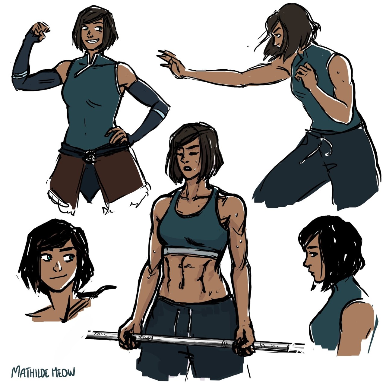 We live extextremely buff ladies, yay! : r/TheLastAirbender