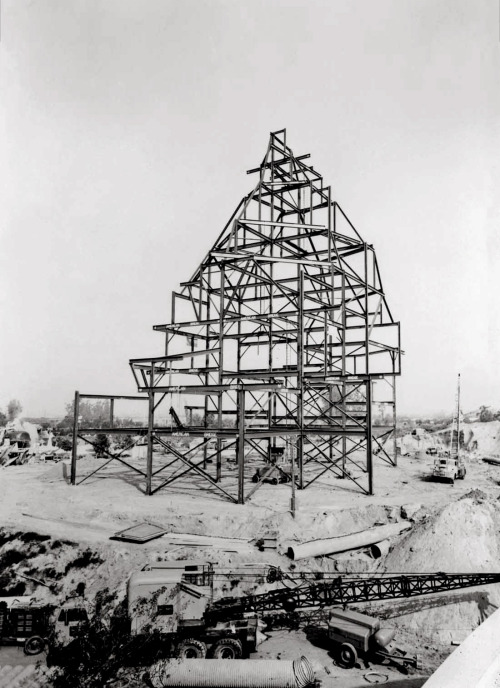 88900985643:matterhorn in disneyland during construction