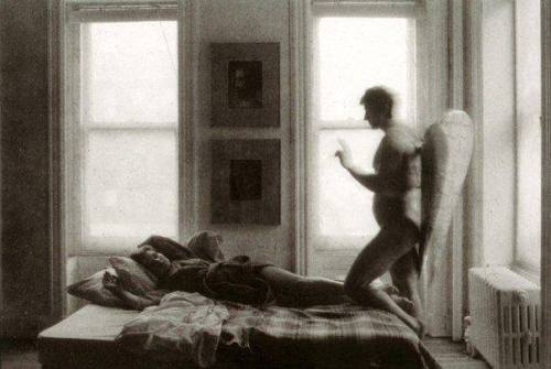 edgardesade:  Duane Michals. Fallen Angel.1968