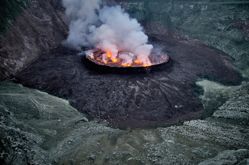 end0skeletal:Mount Nyiragongo is an active stratovolcano...