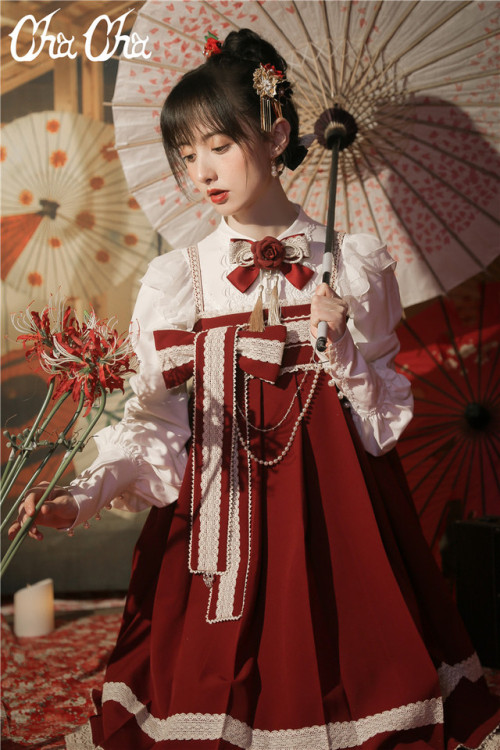 lolita-wardrobe:【NEW Designs (Skirt, Big Fur Collar, Furisode,...