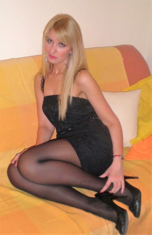 Black tights and stockings.